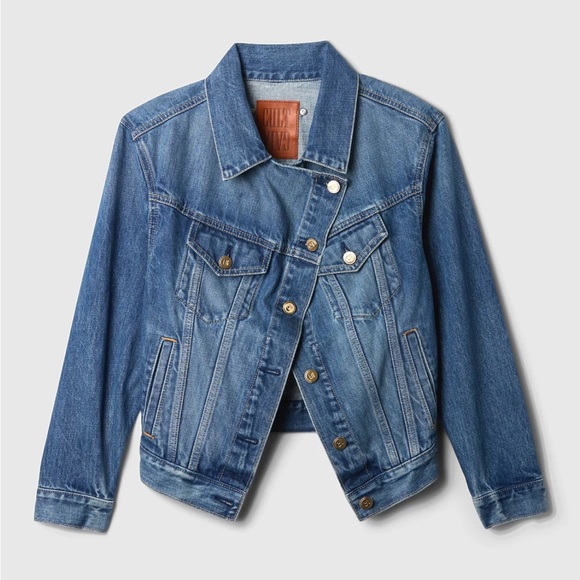 Cult Gaia x Gap Jean jacket. Size S. NWT. - Picture 1 of 8